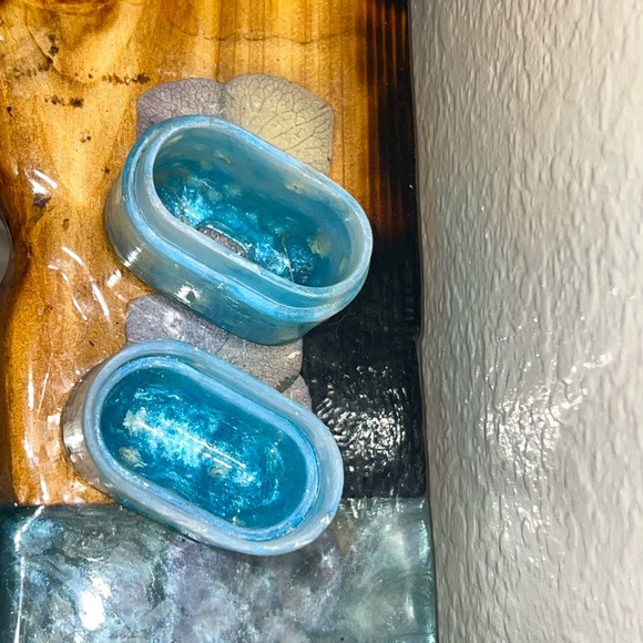 Apple AirPod Case AirPod Gen 1 or 2 Ombré Translucent Blue White Baby’s Breath - Picture 3 of 5